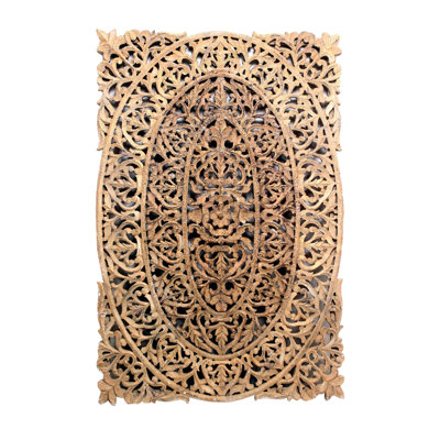 Carved Wood Wall Decor | Wayfair
